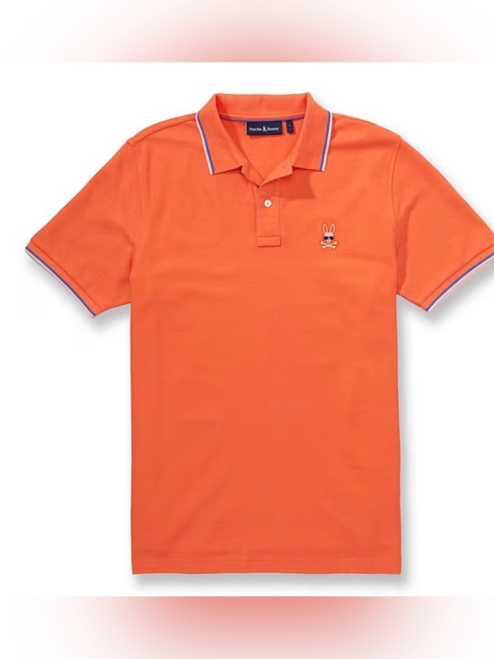 Psycho Bunny Men’s Polo Shirt – Size Large  – Cream Color—New Never Worn